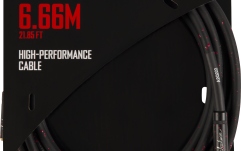 Cablu de Instrument Jackson High Performance Cable Black and Red 21.85' (6.66 m)