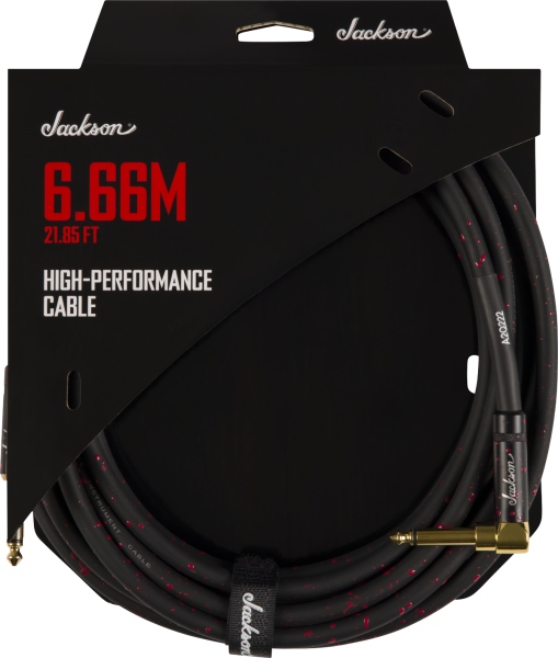 Jackson High Performance Cable Black and Red 21.85' (6.66 m)