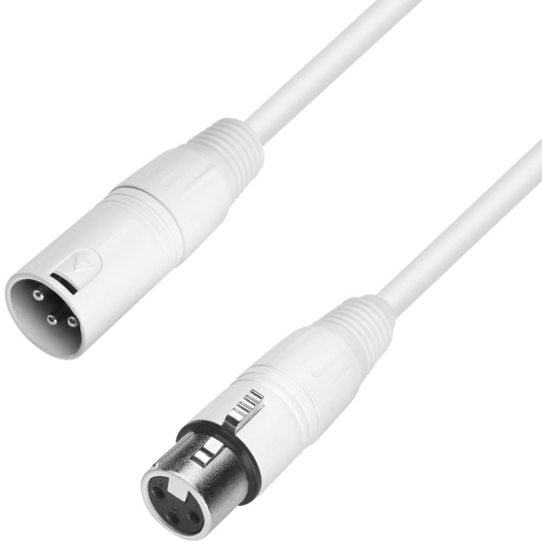 Adam Hall 4Star Mic XLR 15m White