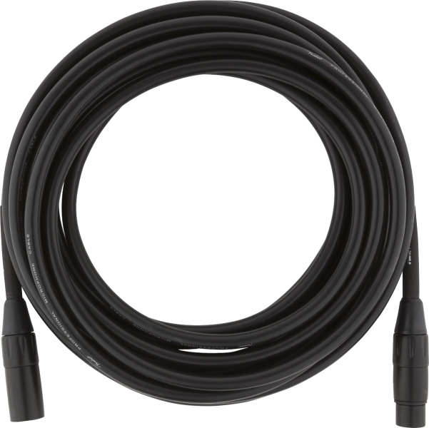 Fender Professional Series Microphone Cable 25' Black