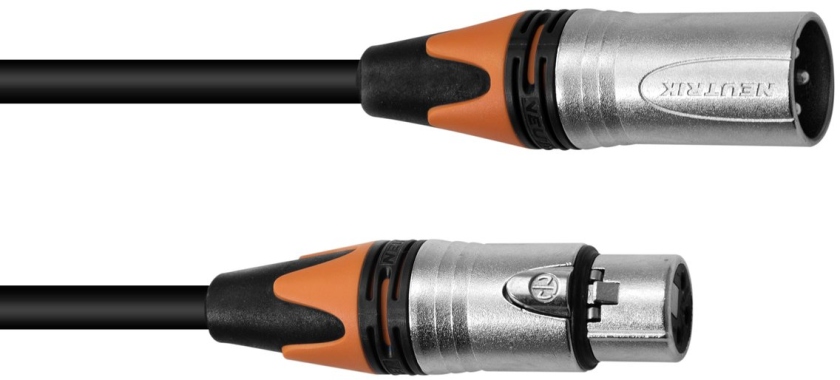 PSSO XLR cable COL 3m bk Neutrik