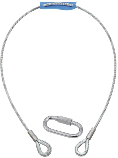 Eurolite Safety Bond B 6x1000mm up to 35kg silver