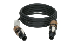 Cablu difuzor speakON Klotz 2x 2.5 mm² speaker cable PVCspeakON 2p F/F with plastic shell (NL2FXX) - cable carrier - 1 m