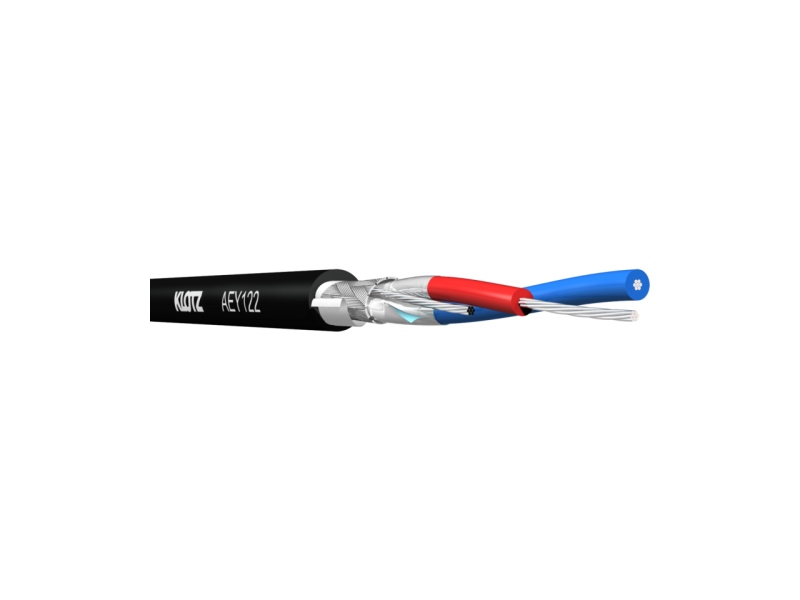 Klotz AES/EBU (DMX) patch cable2x 0.22 mm² - PVC - 7.9 kg/m - 300 m