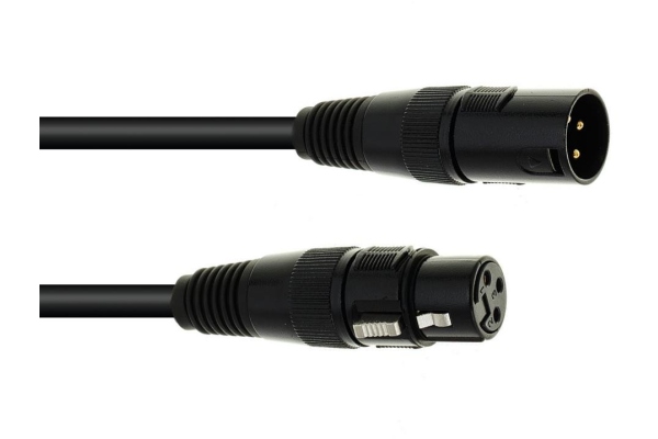 Eurolite DMX cable XLR 3pin 10m bk