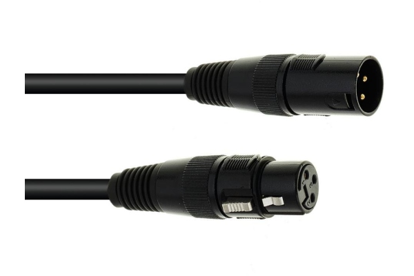 Eurolite DMX cable XLR 3pin 5m bk