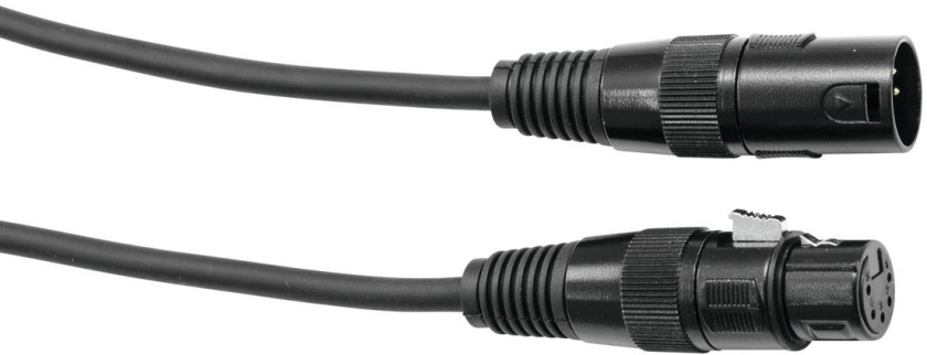 Eurolite DMX cable XLR 5pin 1m bk