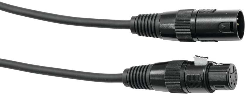 Eurolite DMX cable XLR 5pin 3m bk