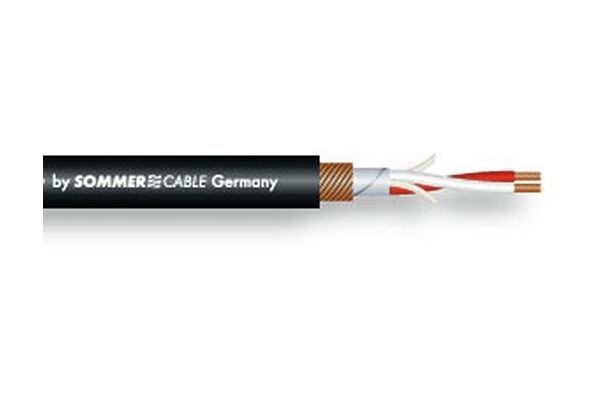 Sommer Cable DMX 2x0.34 100m bk BINARY 234