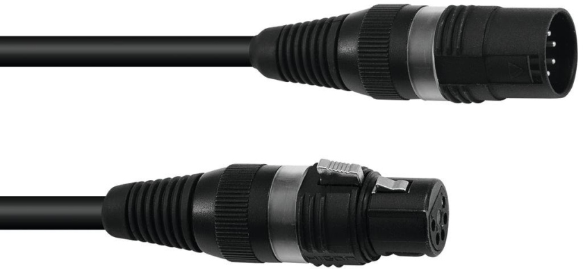 Sommer Cable DMX XLR 5pin 5m bk Hicon
