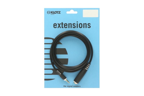 lightweight headphone extension TRS 3.5 mm - TRS socket 6.3 mm - 6 m lightweight headphone extension TRS 3.5 mm - TRS socket 6.3 mm - 6 m