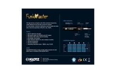 Cablu FunkMaster profesional Klotz FunkMaster high end guitar & bass cable - 6 m - straight - angled