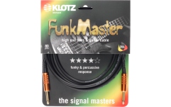 Cablu FunkMaster profesional Klotz FunkMaster high end guitar & bass cable - 9 m - straight - straight