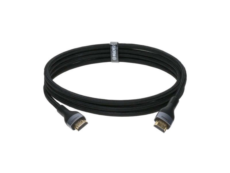 Klotz HDMI 2.1 ultra high speed cable - UHD 8KHDMI-A plug with gold-plated contacts - box (1 cable) - 5 m