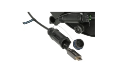 Cablu HDMI 8K blindat Klotz HDMI 2.1 AOC drum - active optical cablearmoured - plugs with protective caps - 100 m