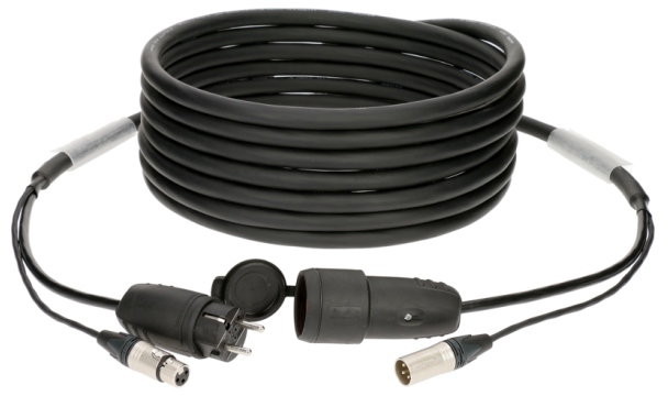 Klotz audio & power 3G2.5 hybrid cableXLR 3p + Schuko - 20 m
