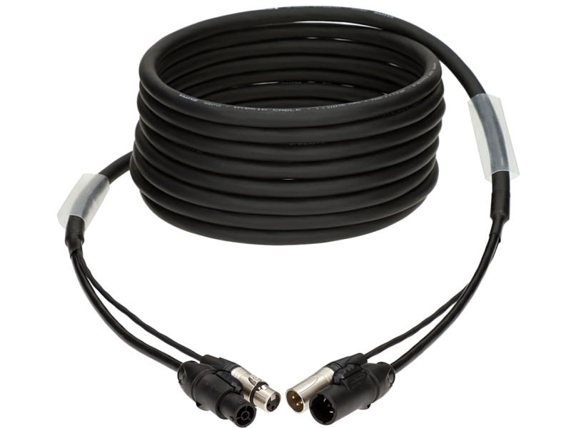Klotz DMX & power 3G2.5 hybrid cableXLR 3p + powerCON TRUE1 - 30 m