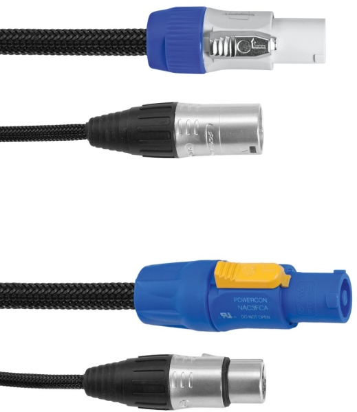 Eurolite Combi Cable DMX P-Con/3pin XLR 1,5m