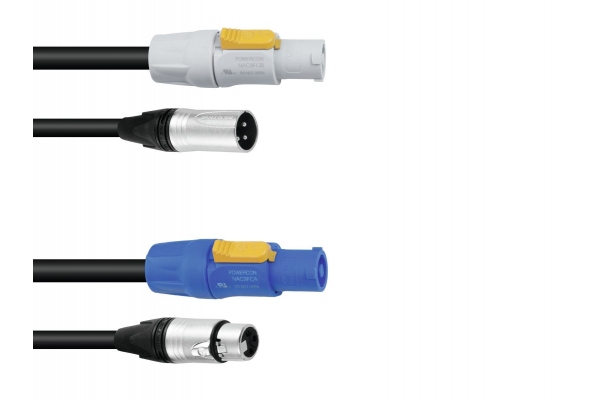PSSO Combi Cable DMX PowerCon/XLR 3m