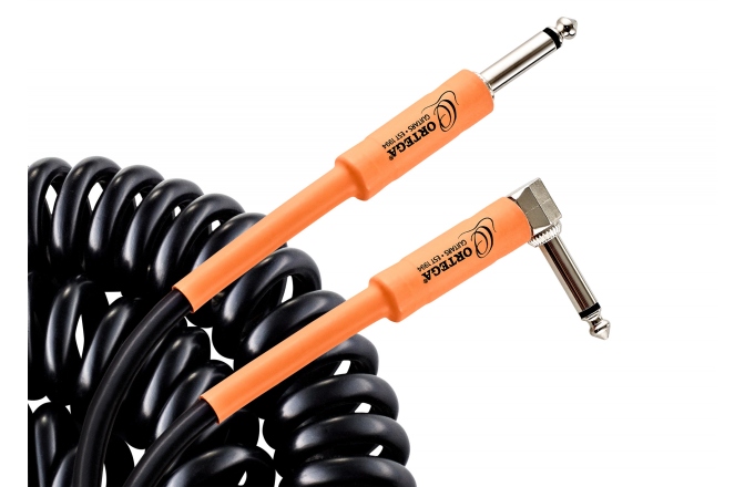 Cablu instrument / chitară Ortega Retro Coiled Instrument 9m