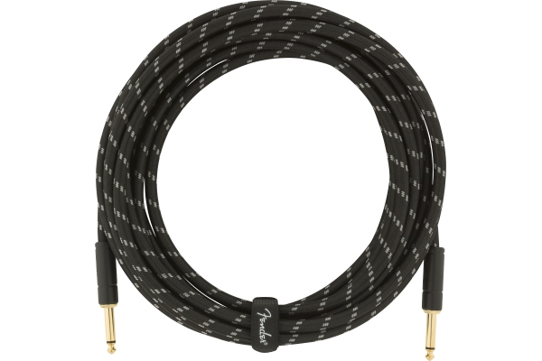 Deluxe Instrument Cable, Straight/Straight, 5.5m, Black Tweed Deluxe Instrument Cable, Straight/Straight, 5.5m, Black Tweed