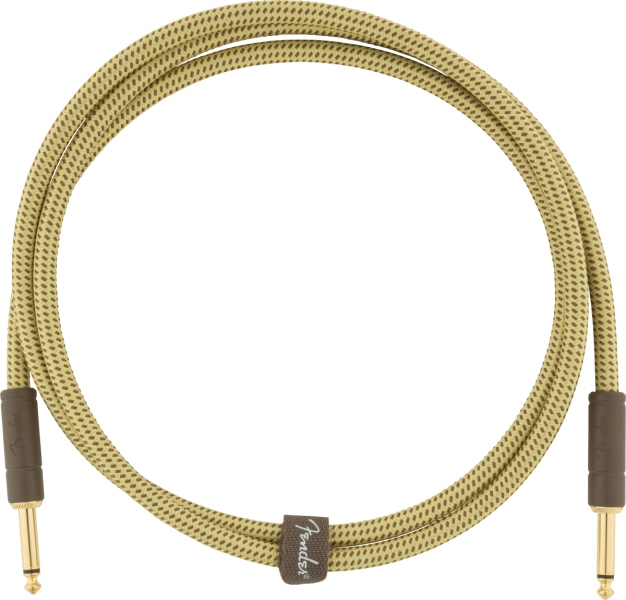 Fender Deluxe Instruments Cable, Straight/Straight, 1.5m, Tweed