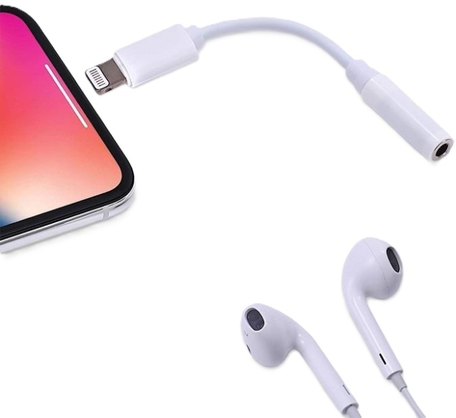 Well Adaptor Lightning tata - 3.5mm mama 10cm Well