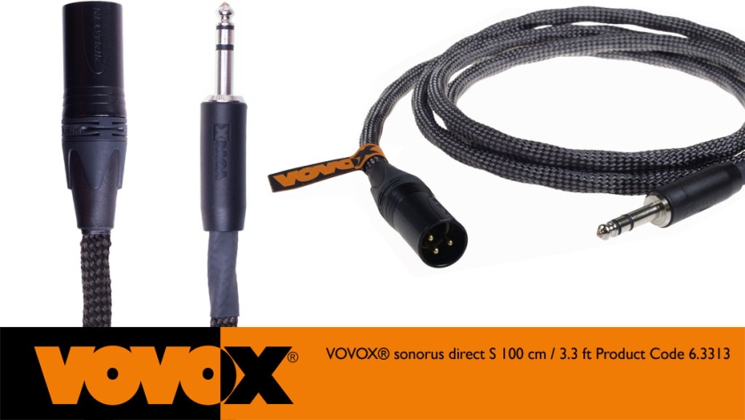 Vovox Sonorus Direct S TRS-XLRm 100