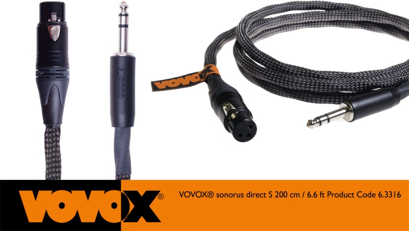 Vovox Sonorus Direct S XLRf-TRS 200
