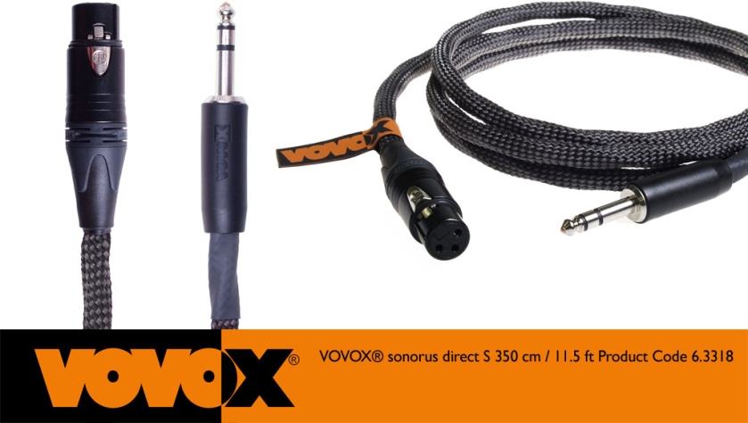 Vovox Sonorus Direct S XLRf-TRS 350