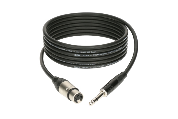 M1 Balanced Audio - XLRf - TRS Jack Silver - 3m