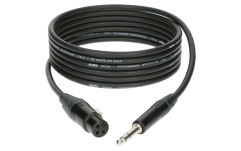 Cablu microfon profesional Klotz professional analog audio cable - balanced with female XLR by Neutrik® to balanced jack plug - 2 m