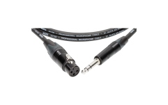 Cablu microfon profesional Klotz professional analog audio cable - balanced with female XLR by Neutrik® to balanced jack plug - 2 m