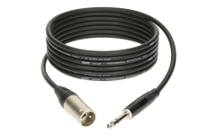 Cablu microfon profesional Klotz professional analog audio cable - balancedwith male XLR by KLOTZ to balanced jack plug - 10 m
