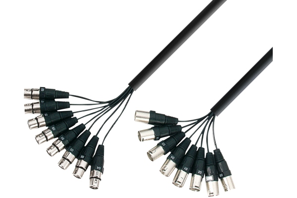 3Star Multicore 8 x XLR 3m