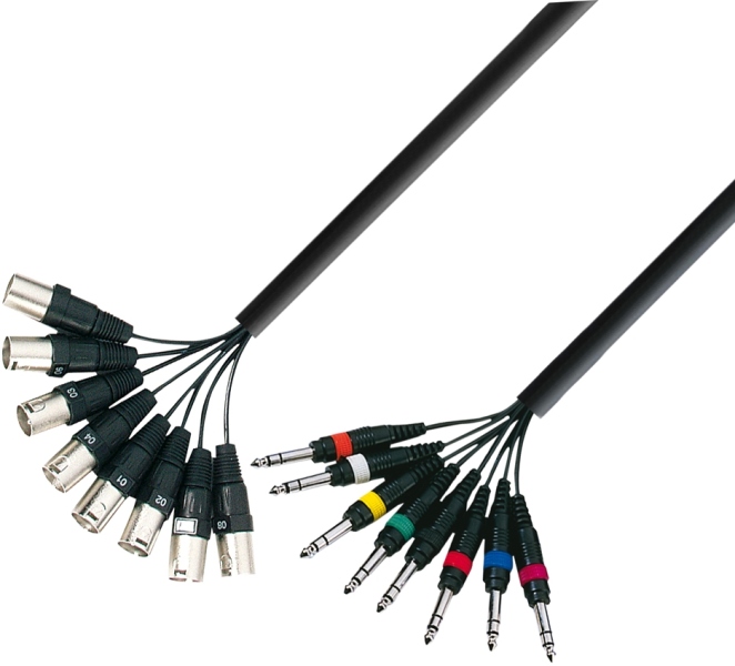 Adam Hall 3Star Multicore 8 x XLR-TRS 5m