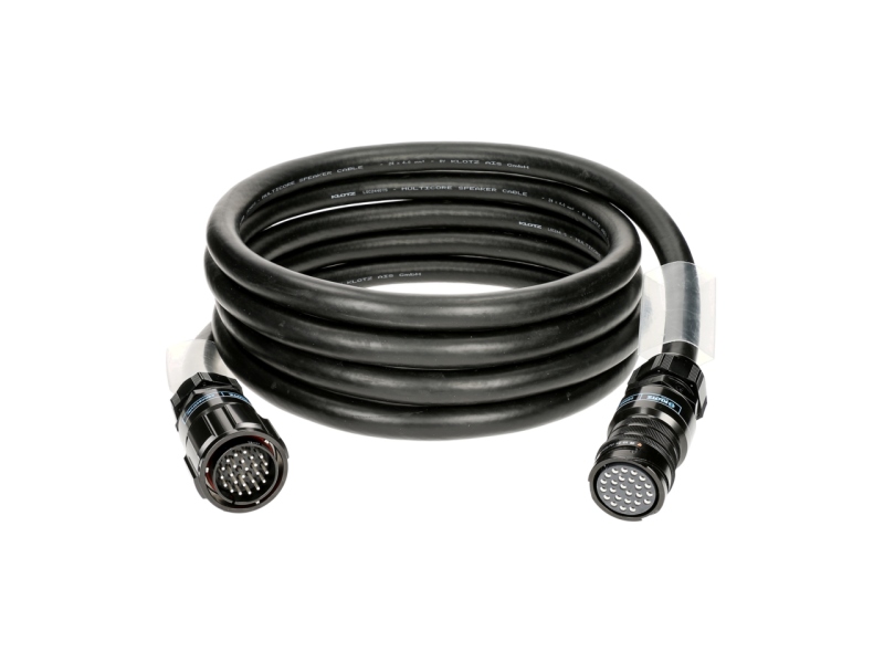 Klotz 24x 4.0 mm² speaker cable eXtreme PVCPA-COM® 25p F/M with sliver-plated contacts and plastic strain relief - 45 m