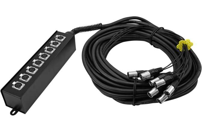 Cablu multicore/stagebox Omnitronic Multicore Stagebox MUS-820 8IN 20m