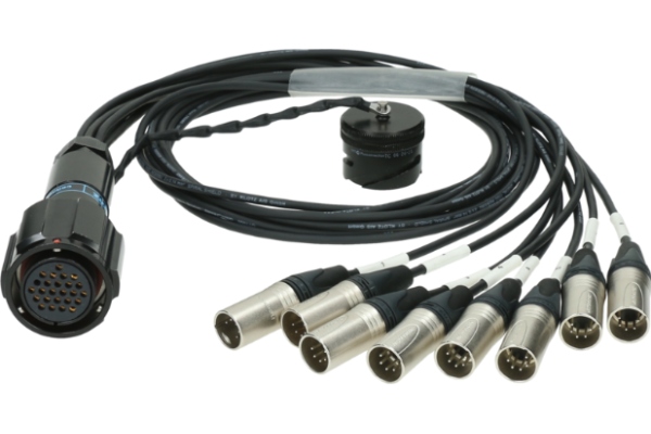 OT1000 - RMP 37p F - 8x XLR 5p M / 4x XLR 5p F12-channel - DMX fanout - PVC - Neutrik®