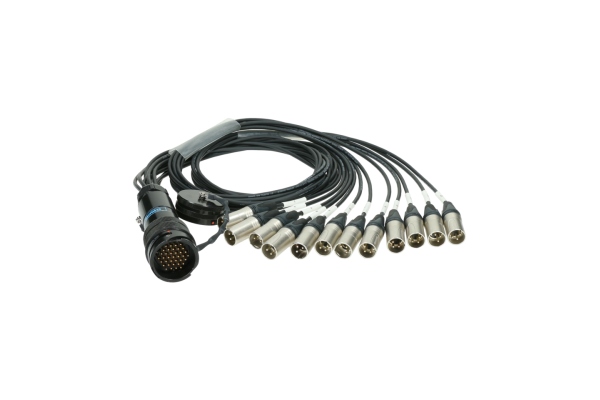 OT1000 - RMP 37p M - 12x XLR 3p M12-channel - digital fanout - PVC - KLOTZ