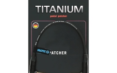 Cablu patch chitară premium Klotz supreme TITANIUM patch cable with angled jacks - 0.3 m