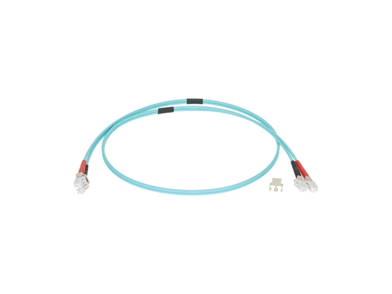 Klotz LC duplex patch cable - 50/125 OM3fiber optic - multimode - 10 m