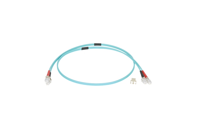 Cablu patch duplex Klotz LC duplex patch cable - 50/125 OM3fiber optic - multimode - 5 m