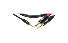 Cablu patch echilibrat Klotz MiniLink PRO Y cableTRS 3.5 mm - 2x TS 6.3 mm - 3 m
