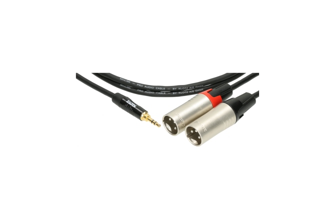 Cablu patch echilibrat Klotz MiniLink PRO Y cableTRS 3.5 mm - 2x XLR M - 1.8 m