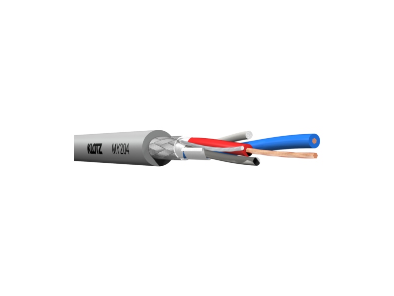Klotz balanced patch and microphone cable high screen - PVC - grey - 50 m