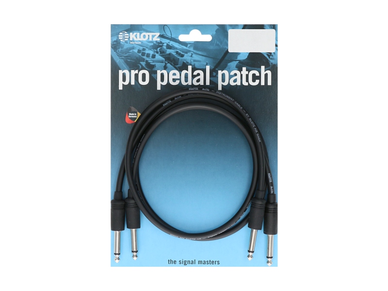 Klotz unbalanced pro patch cablestraight / jack plug - 1.5 m - rubber sleeve (jack) - nickel-plated