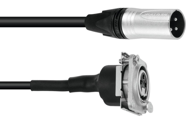 PSSO Patch Kabel XLR(M)/XLR(F) S 1m bk