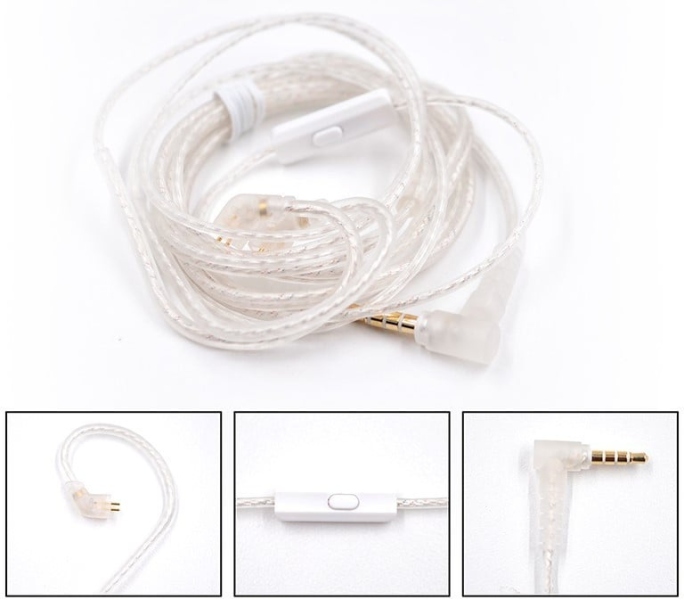 KZ Acoustics Silver Cable B PIN MIC