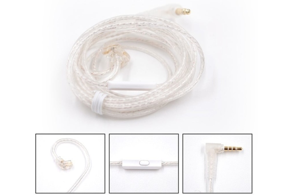 KZ Acoustics Silver Cable C PIN MIC